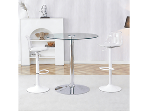 Ensemble table rond(e)  2 chaise(s)    