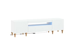 Meuble tv coloris blanc 1 cm <strong></strong> <strong></strong>