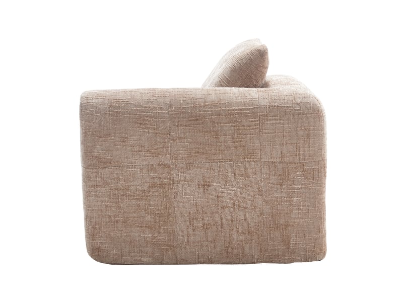  Méridienne 158x90x60 cm avec coussin kaki  - Conforama D