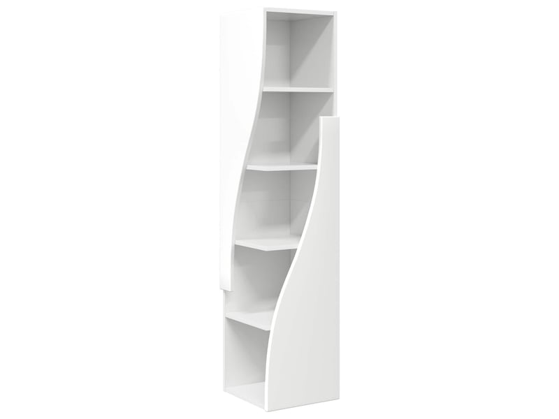  Meuble d'angle, meuble de rangement salon 32x32x140cm bois d'ingénierie  - Conforama A