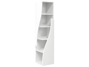 Meuble d'angle, meuble de rangement salon 32x32x140cm bois d'ingénierie