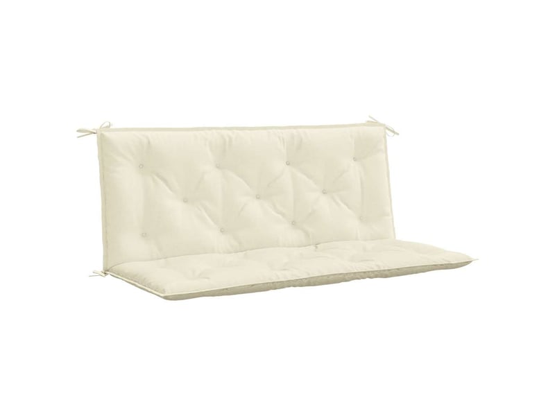 Coussin de banc de jardin, coussin d'assise blanc crème tissu oxford cf52668  - Conforama A