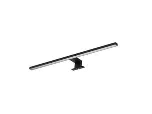 Éclairage de tableau fabrilamp sauco noir led intégrée 8 w 800 lm 4000 k ip44 4.5x60x10 cm