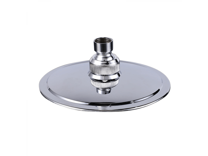  Pommeau de douche rond à effet pluie, pommeau de douche rond chromé haute pression (grand diamètre 190 mm)  - Conforama C