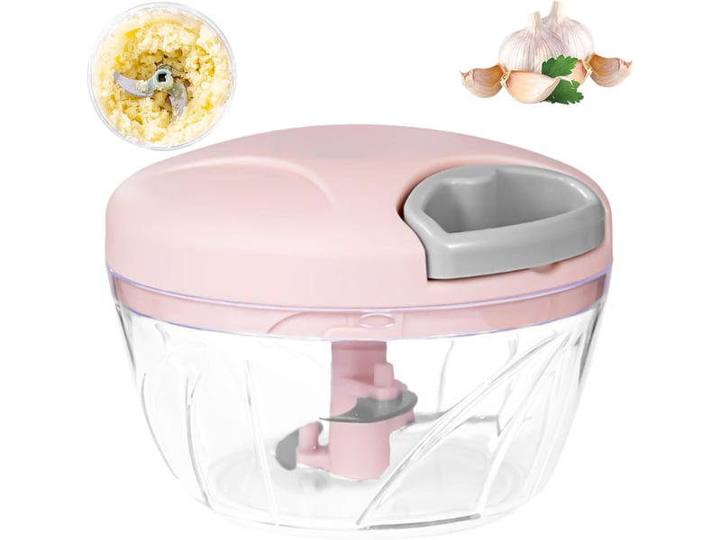  Hachoir manuel, coupe mixeur oignon manuel polyvalent, facile à nettoyer, hachoir oignon fines herbes  - Conforama A