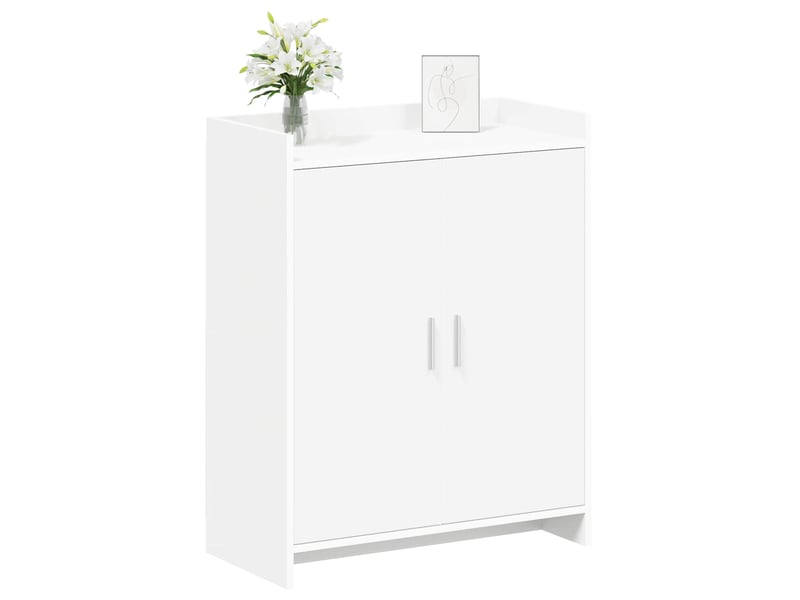  Meuble à chaussure, cabinet à chaussures blanc 73,5x36x92 cm bois d'ingénierie shl5371  - Conforama C