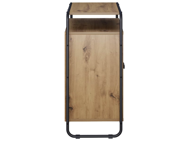  Buffet salon, buffet de rangement chêne artisanal 68x35x75 cm bois d'ingénierie shl56144  - Conforama E