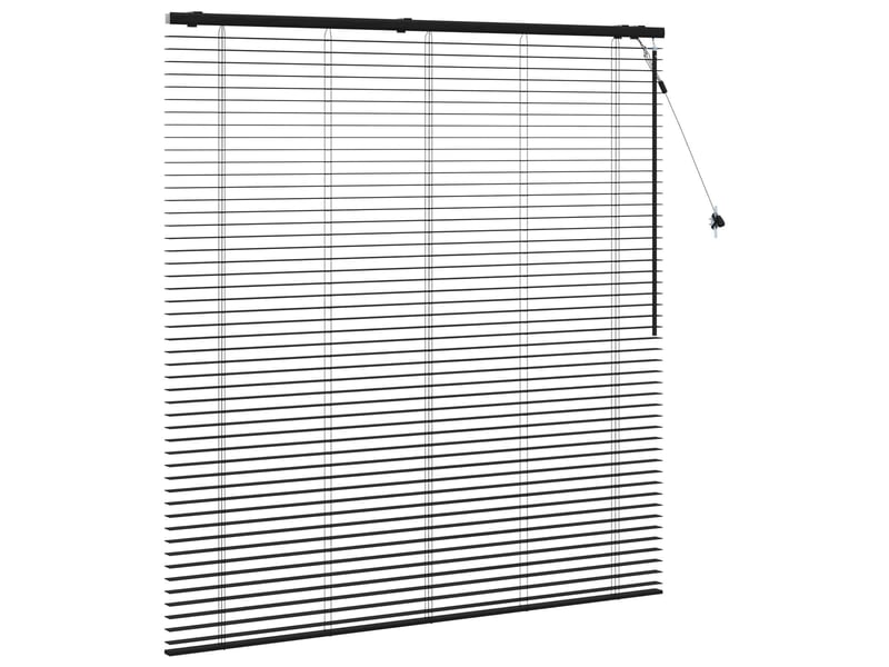  Store vénitien, store de fenêtre noir 150 x 160 cm 35 mm bois de paulownia massif cf48101  - Conforama C