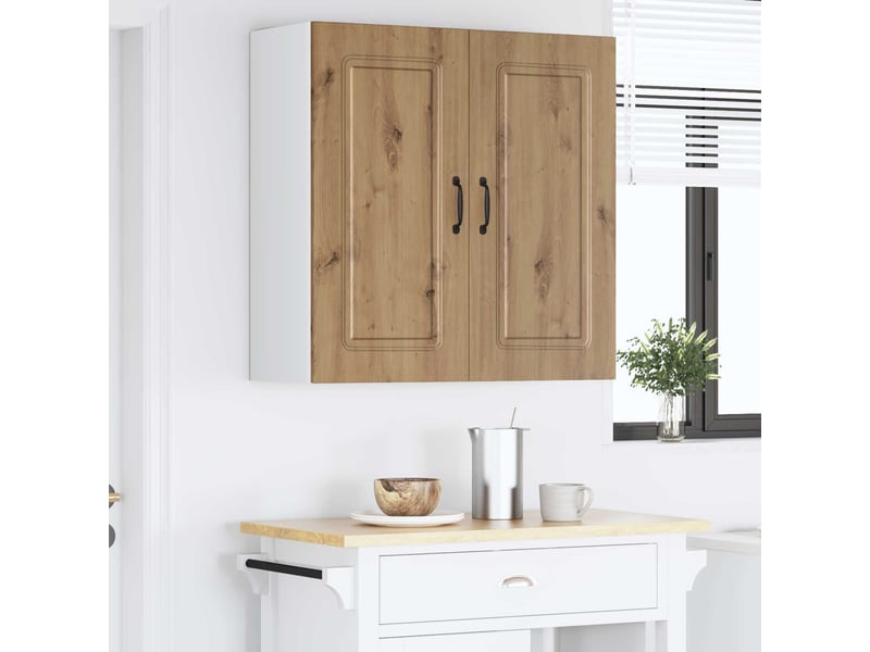  Meuble mural de cuisine | armoire de cuisine chêne artisanal shl8745  - Conforama D