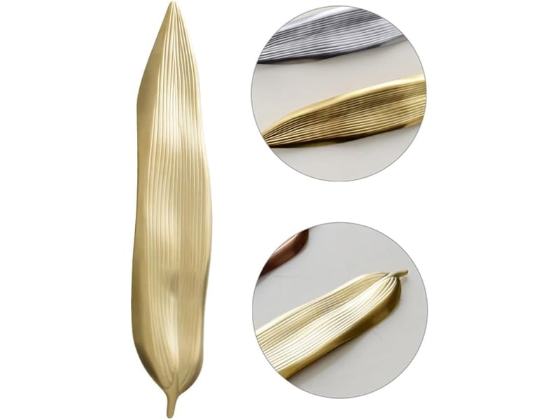  Porte-baguettes en forme de feuille en acier inoxydable pour cuillère, fourchette, couteau, vaisselle japonaise, argenterie pour cuisine, salle à mang  - Conforama C