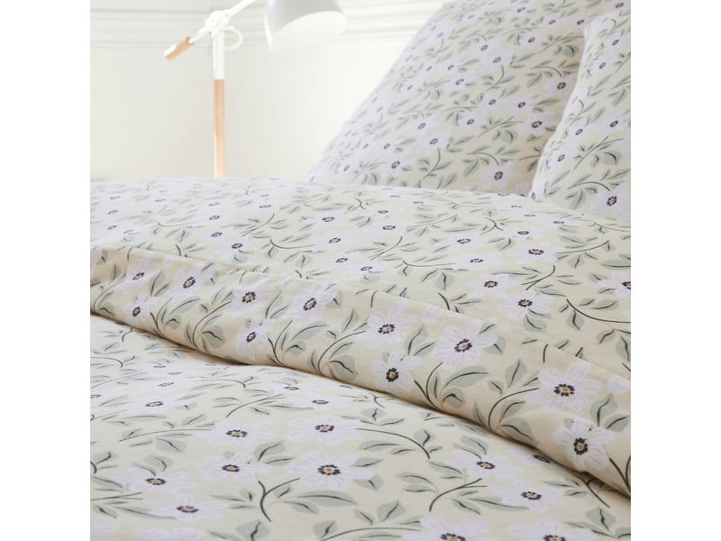  Parure de lit 240x260 cm gaze de coton lucile PD23728 - Conforama C