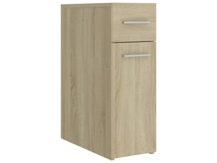 Armoire apothicaire design moderne 20 x 45,5 x 60 cm en bois d'ingénierie chêne sonoma 02_0047787