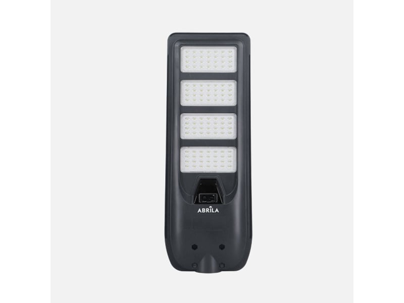 Lampadaire solaire led fabrilamp bazan 300 w 3980 lm 6500 k ip65 gris 263383028 - Conforama A