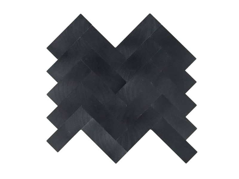  Crédence adhésive murale 3d  - effet chevron 4 pièces 25x25 cm  - Conforama A