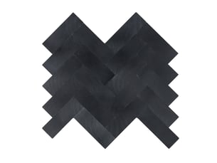 Crédence adhésive murale 3d  - effet chevron 4 pièces 25x25 cm