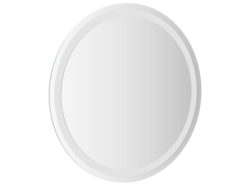  Miroir de salle de bain, miroir de toilette led transparent ø 60 cm verre trempé cf62638  - Conforama D