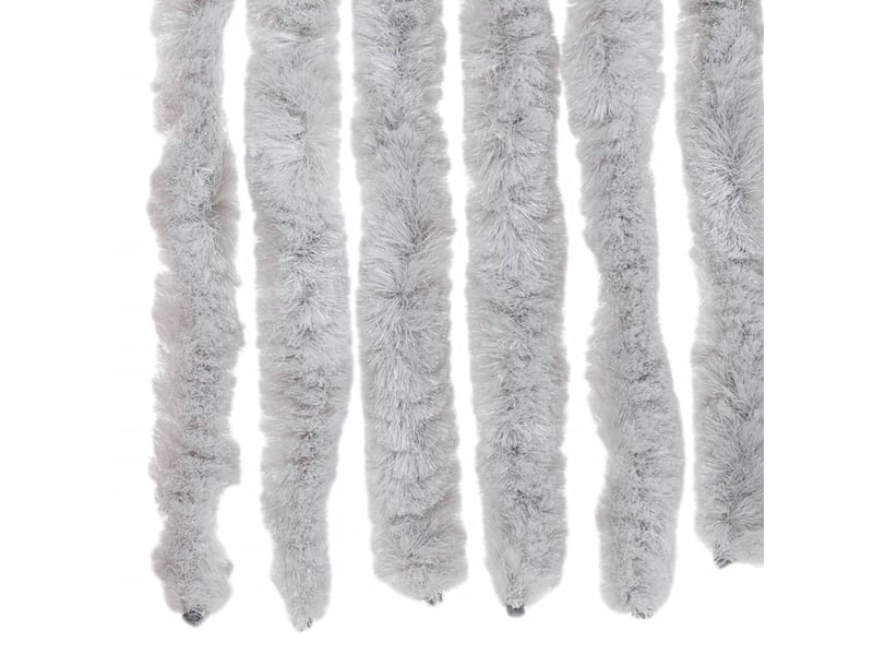  Rideau anti-mouches, moustiquaire gris 90x200 cm chenille cf43520  - Conforama E