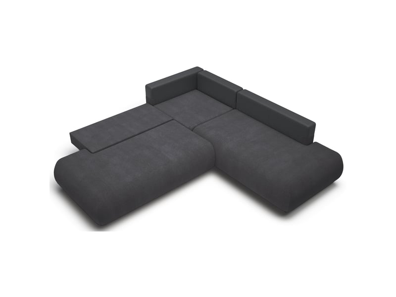 Selsey armone - canapé d'angle convertible - 265 cm - graphite Armone - Conforama D