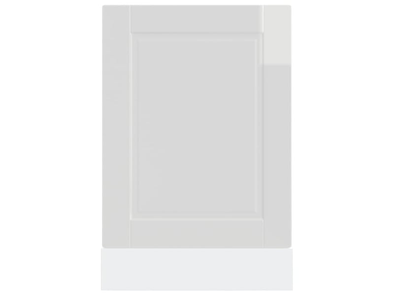  Panneau de lave-vaisselle blanc brillant 45x1,5x57cm  - Conforama D