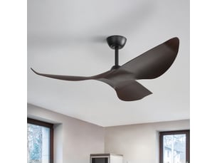 Ventilateur de plafond sans lumière silencieux moteur dc réversible avec télécommande
