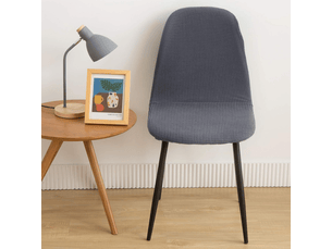 Housses de chaises de salle à manger de style nordique, lot de 4 housses de chaises extensibles jacquard modernes, faciles à installer et lavabl, multicolore