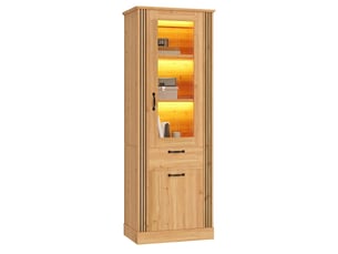 Buffet 2 porte(s) 1 tiroir(s) REDOM - 62 cm coloris naturel
