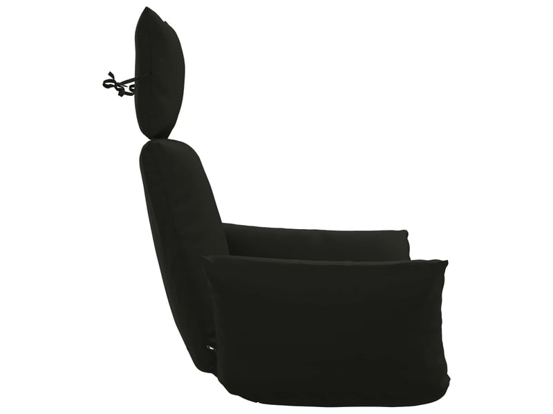 Coussin pour balançoire de chaise d'œuf, coussin d'intérieur et d'extérieur adirondack putten 100 % polyester noir 60 x 145 x 10 cm cf50072 - Conforama D