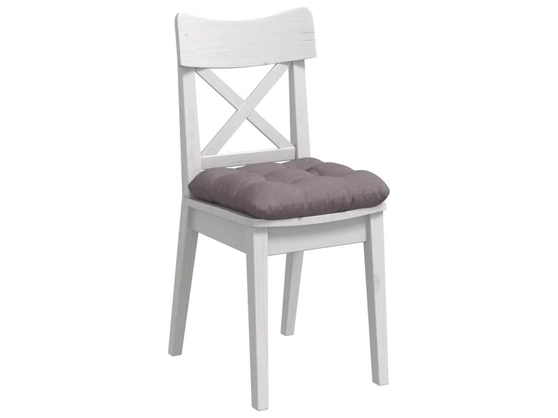 Lot de 4 coussins de siège, coussins décoratifs tissu taupe 40 x 40 x 12 cm cf60028  - Conforama C