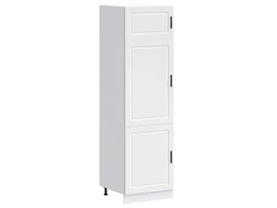 Meuble de rangement, armoire de cuisine porto blanc bois d'ingénierie
