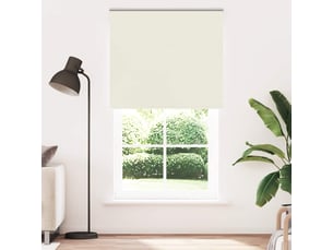 Store enrouleur occultant, store à rouleau blanc cassé 135x210 cm largeur tissu cf45525