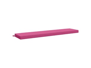 Coussin de banc, coussin d'assise, coussin de canapé soest 100 % polyester rose 170 x 40 x 8 cm cf53471