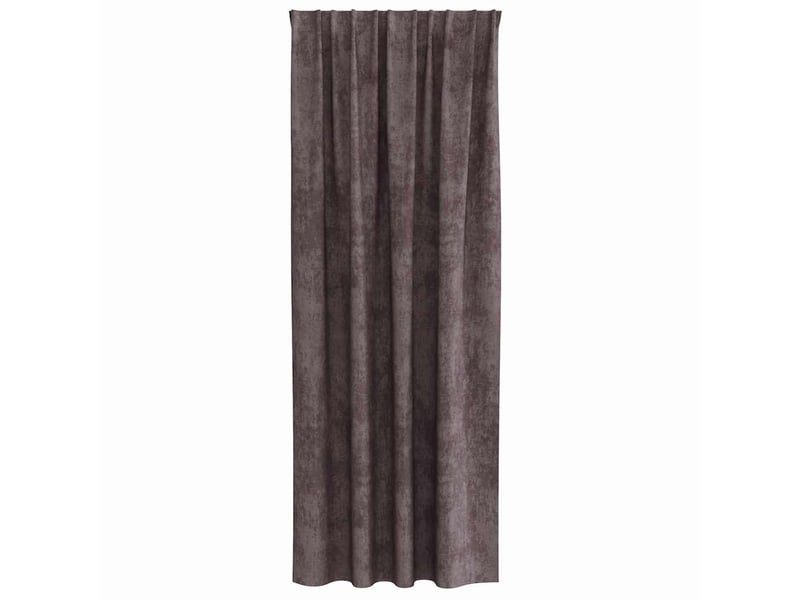  Lot de 2 rideaux en velours, rideaux de fenêtre marron 225 x 140 cm velours cf44234  - Conforama D