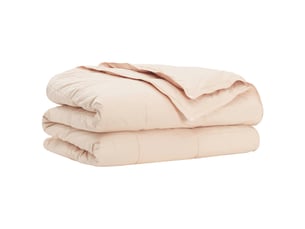Couette - duvet 220 x 260 cm toutes saisons fibre de kapok beige