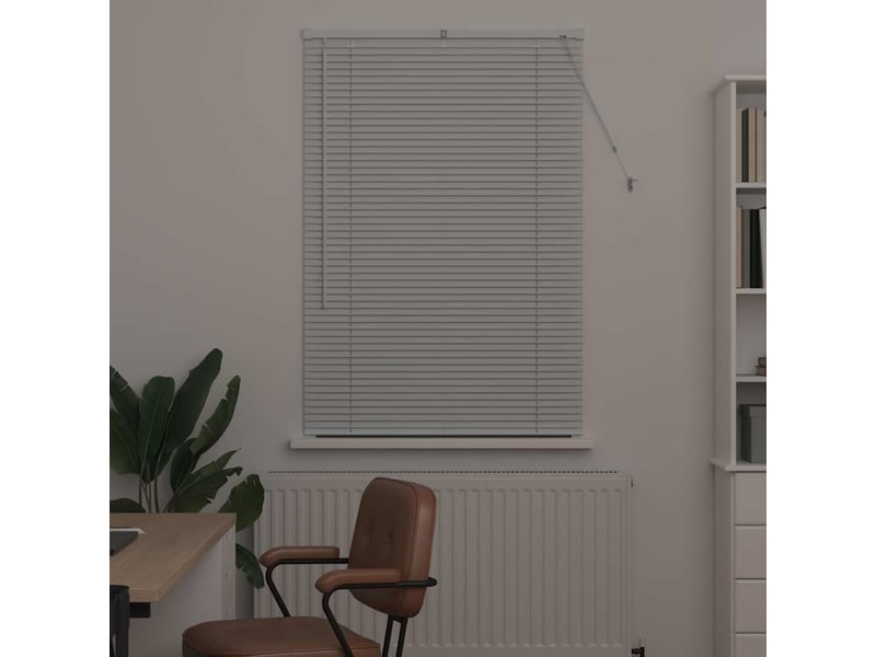  Store vénitien, store de fenêtre blanc 130 x 85 cm 25 mm aluminium cf47719  - Conforama C