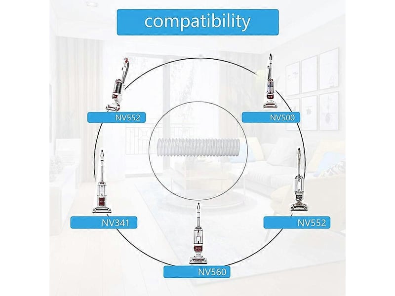Lower duct hose replacement 1-12inch for rotator vacuum cleaner nv341, nv470, nv472, nv500, nv500co, nv501, nv552 - Conforama D