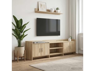 Meuble tv coloris marron 168 cm <strong></strong>  <strong></strong>