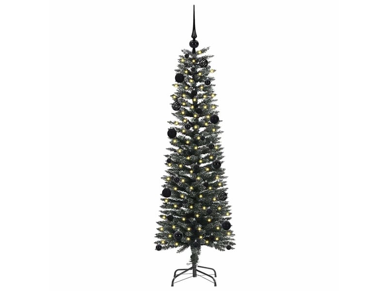 Sapin de noël - arbre de noël artificiel vert 150 cm pvc, plastique et acier - Conforama C