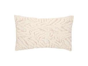 Coussin betima rectangulaire 38x58cm blanc