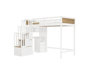 Lit mezzanine 90x200 cm coloris bicolore