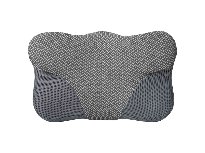  Oreiller, coussin cervical gris mousse à mémoire de forme 58 x 36 x 13 cm cf51355  - Conforama D