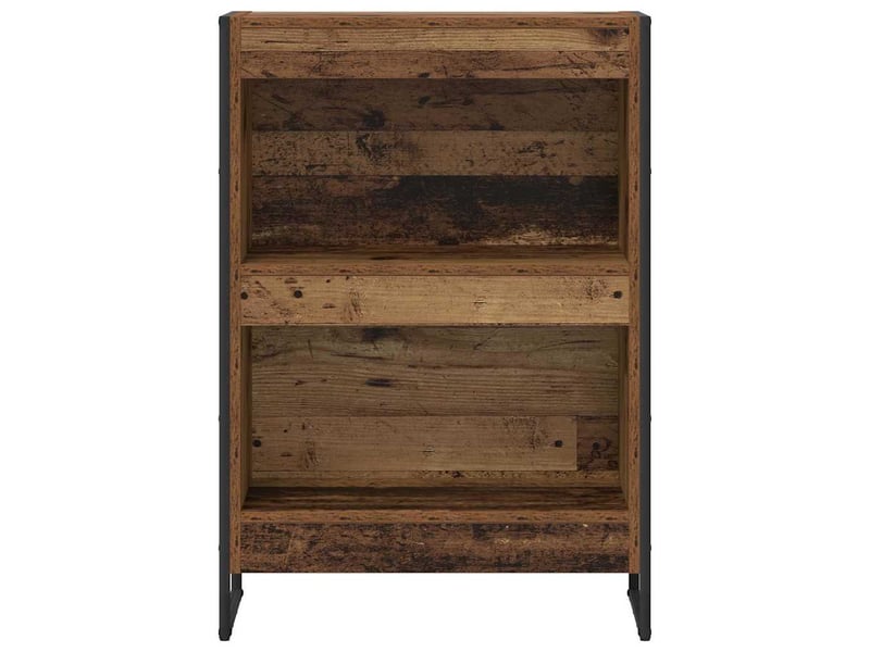  Bibliothèque, armoire à livres 60 x 30 x 86,5 cm bois d'ingénierie bois ancien  - Conforama E