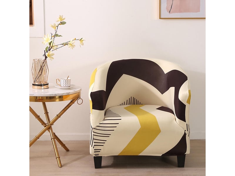  Housse de fauteuil cabriolet extensible housse de canapé 1 place  - Conforama B