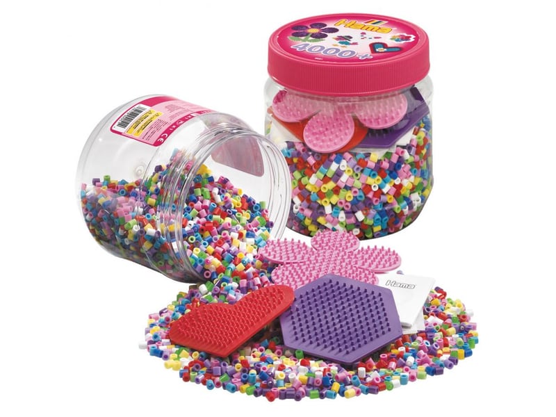  Midi pot rose 4000 perles +3 plaques couleurs 2051 - Conforama B