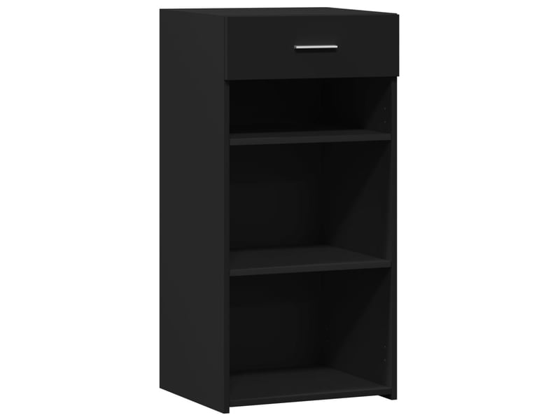  Buffet - bahut - meuble de rangement noir 45x42,5x93 cm bois d'ingénierie  - Conforama A