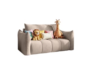 Canapé américain flo, avec fonction couchage, pour enfants, poso, cappuccino (02)