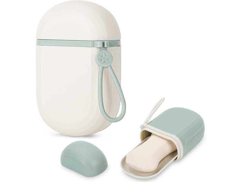 Ensemble porte-savon de voyage deux pièces – porte-savon portable avec couvercle, idéal pour la salle de bain.  - Conforama A