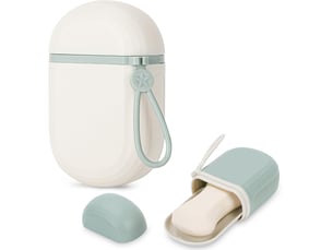 Ensemble porte-savon de voyage deux pièces – porte-savon portable avec couvercle, idéal pour la salle de bain.
