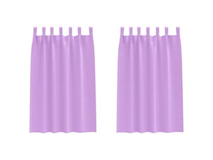 Lot de 2 rideaux occultants, rideaux black-out avec anneaux pourpre 175 x 140 cm cf44734