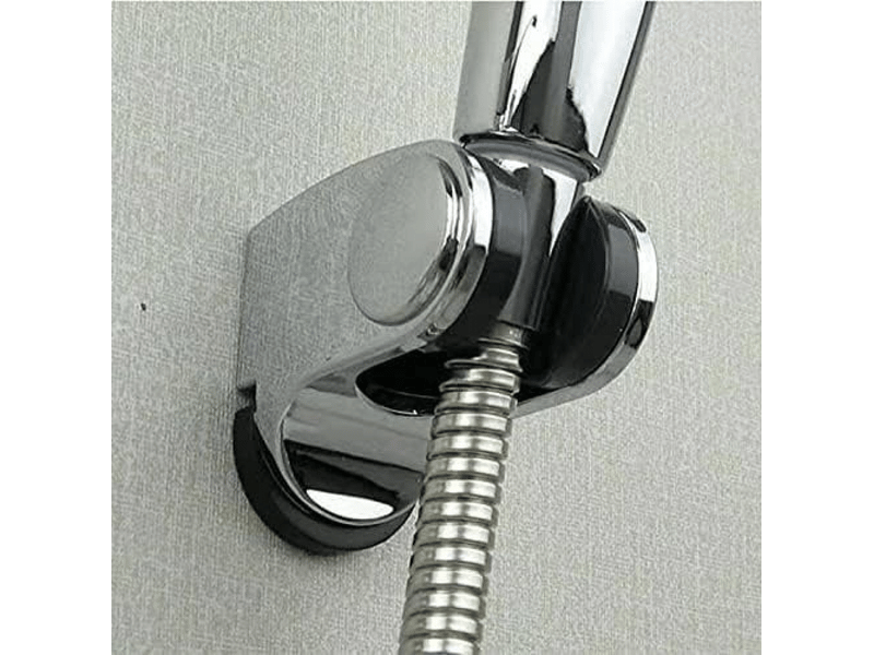  Support douchette, réglable support pommeau de douche, support douchette mural, pour fixer la pomme de douche dans la salle de bain  - Conforama E