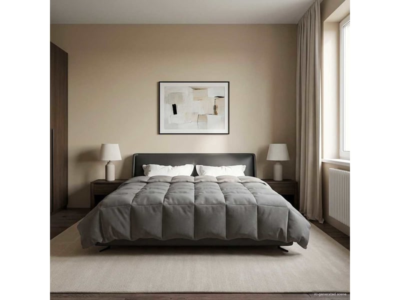  Couette - duvet d'été 240 x 260 cm été microfibre (100% polyester)  - Conforama B